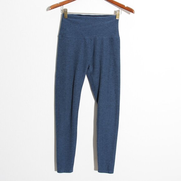 Beyond Yoga Pants - Beyond Yoga Spacedye Caught In The Midi High Waisted Legging Blue Heather Small